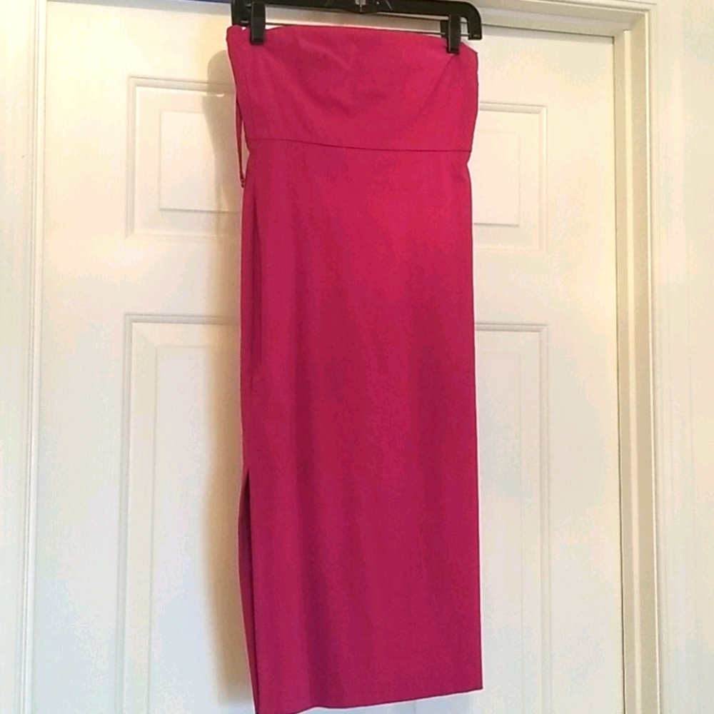 Express strapless dress
